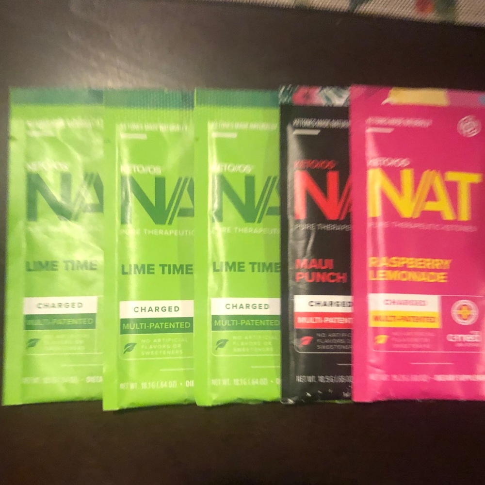 ALL CHARGED KETO OS ras lemonade,lime,muai pun 5pk